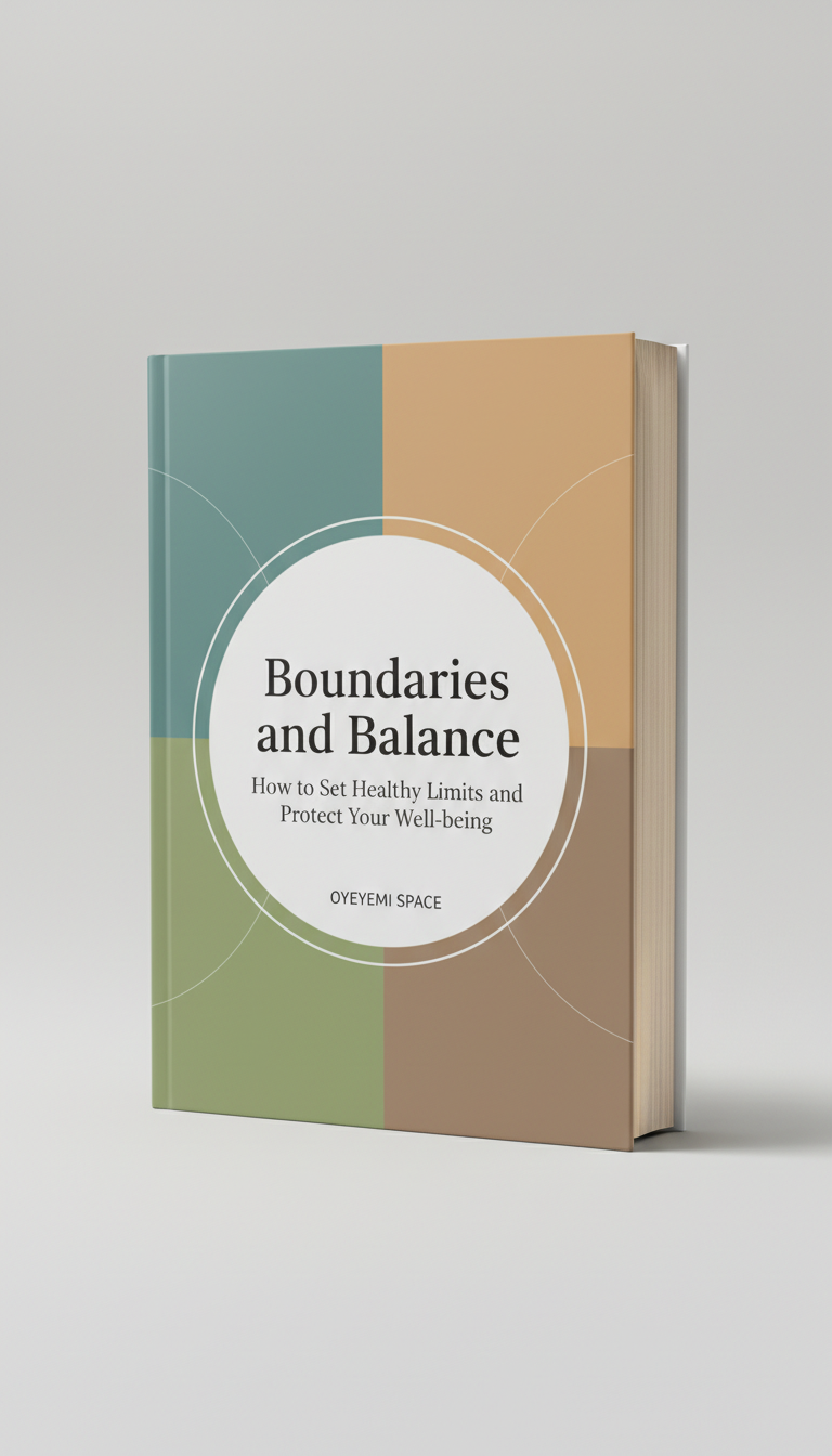 Boundaries and Balance ebook cover